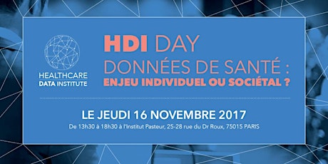 Image principale de HDI Day - "Données de santé : enjeu individuel ou sociétal ?" 