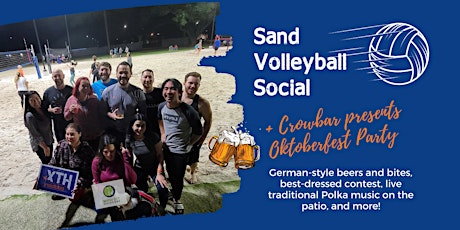Sand Volleyball Social + Oktoberfest Party by Wakefield Crowbar