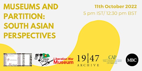 Museums and Partition: South Asian Perspectives