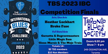 International Blues Challenge: TBS 2023 IBC Competition Finals