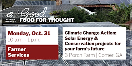 Farmer Field Day: Solar Energy & Conservation for your farm's future