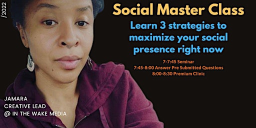 Hauptbild für Social Media  Master Class w Jamara
