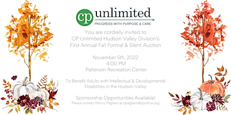 CP Unlimited Hudson Valley Fall Formal & Silent Auction
