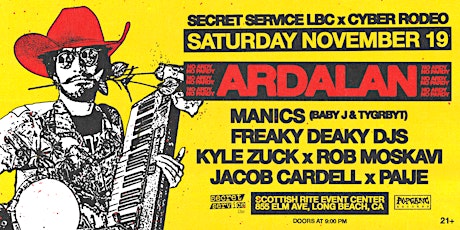 Secret Service LBC x  Cyber Rodeo Present: Ardalan