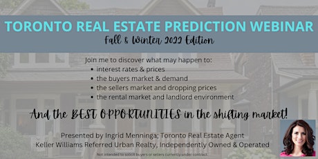 Real Estate Prediction Webinar - Fall 2022 Edition
