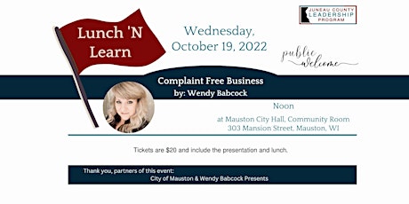 Lunch 'N Learn - Complaint Free Business