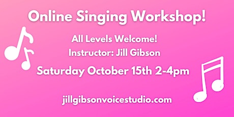 Online Singing Workshop!