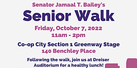 Senator Jamaal T. Bailey's Senior Walk