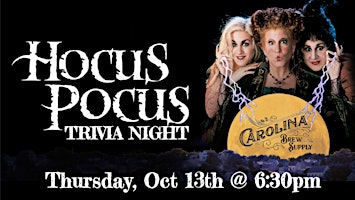 Hocus Pocus Trivia Night!
