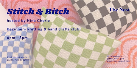 Stitch & Bitch — Knitting & Hand Crafts Club
