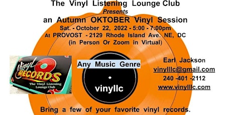 An  Autumn  Vinyl  Listening  Event