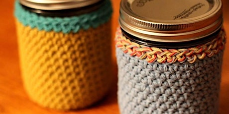 Cozies de Pot Mason - Cercle de Tricot / Mason Jar Cozy - Knitting Circle primary image