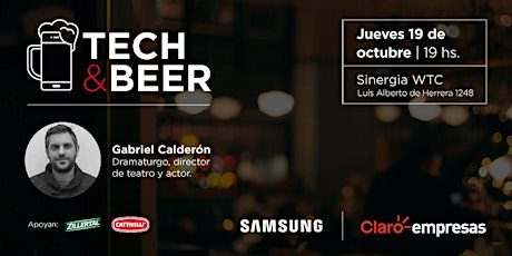 Imagen principal de TECH & BEER by Claro Empresas y Samsung | 19 de octubre - 19:00 hs.