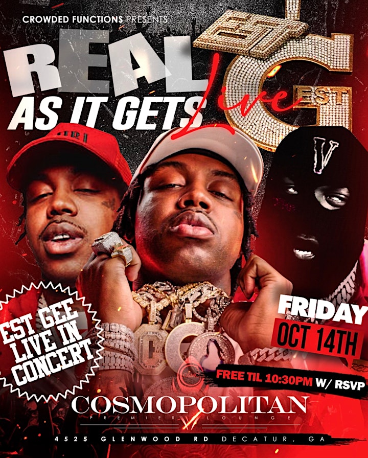 REAL AS IT GETS - EST GEE LIVE IN CONCERT  [EVERYBODY INVITED] image