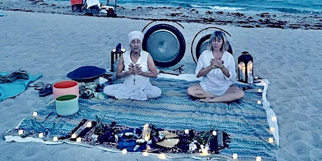 LIVE On Hollywood Beach Jiwan & Coco Aries FULL MOON Ceremony 6:30-8:30 PM