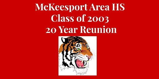 McKeesport Area HS Class of 2003 20 Year Reunion