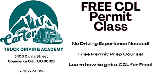 FREE CDL Permit Prep Class!