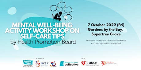 Mental Well-Being Activity Workshop on Self-Care Tips
