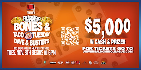 UDL Presents "Bones and Taco Tuesday at Dave & Buster's"