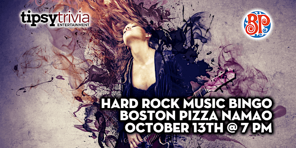 Tipsy Trivia's Hard Rock Music Bingo - October 13th 7pm - BP Namao