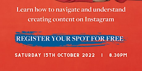 Instagram Workshop - Understanding Creating Content on Instagram