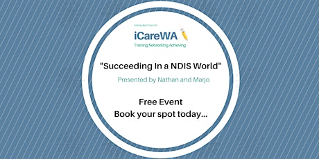 Succeeding In a NDIS World - A morning with Marjo and Nath  primary image