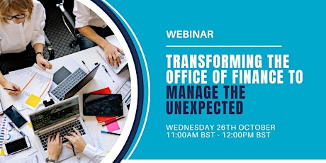 Webinar: Transforming the Office of Finance to manage the unexpected