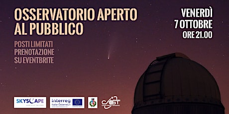 Apertura mensile al pubblico dell'Osservatorio di Talmassons ottobre 2022