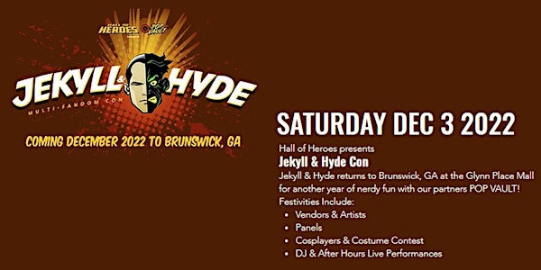 Jekyll and Hyde Comic Con at Glynn Place Mall