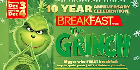 Breakfast with the Grinch 2022- 10 Year Anniversary Celebration
