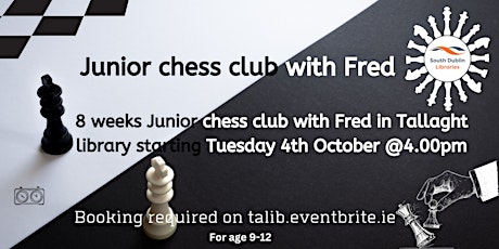 Junior Chess club with Fred