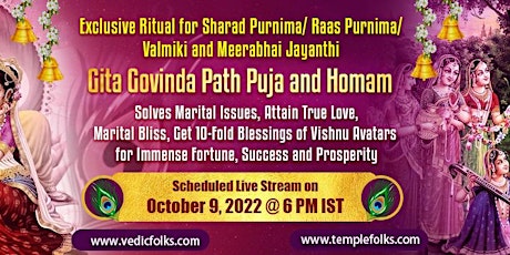 Gita Govinda Path Puja and Homam