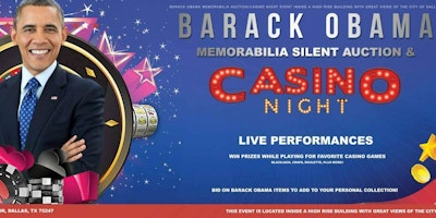 Barack Obama Auction/Casino Night!