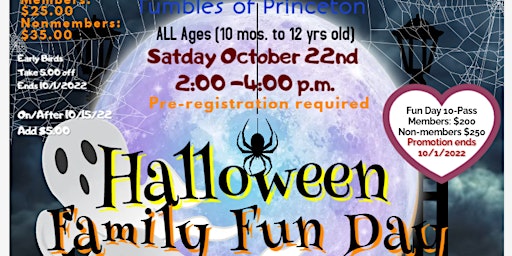 Trunk or Treat Family Fun Day - ALL AGES (4 mos.- 12 yrs)