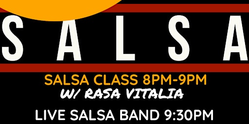 Saturday Night Salsa Class at the Cigar Bar 7pm Check in