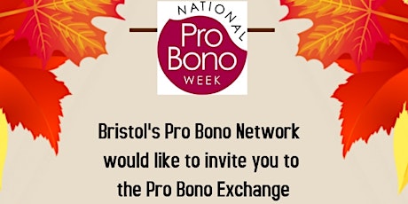 Connect - Exchange - Build - Pro Bono in Bristol and the South West  primary image