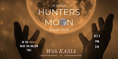 HUNTERS FULL MOON — Sound bath — in the forest near the hollow tree primary image