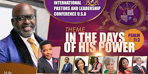 INTERNATIONAL PASTORS AND LEADERSHIP CONFERENCE US primary image