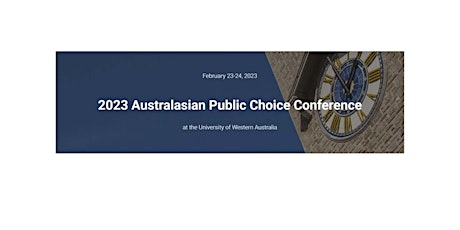 2023 Australasian Public Choice Conference