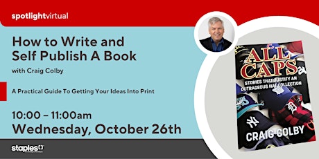 How to Write and Self Publish A Book