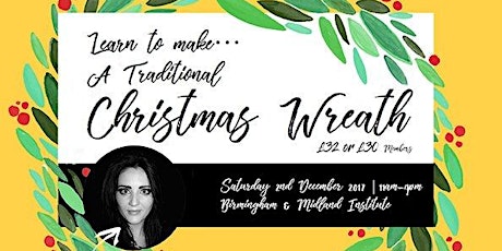 Christmas Wreath Making with Grace A. Williams  primary image