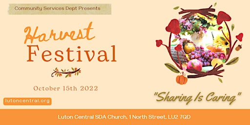 Harvest Festival - "Caring is Sharing"