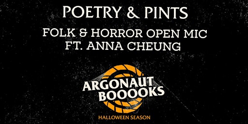 Hauptbild für Poetry & Pints @ Argonaut Books - Folk & Horror