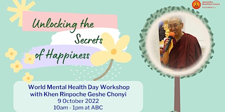 Unlocking the Secrets of Happiness - World Mental Health Day Workshop