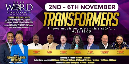 Word Conference 2022: Transformers - Youth service