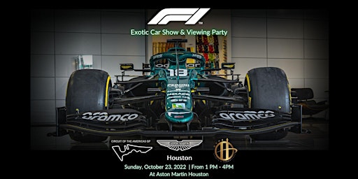 Exotic Car Show & F1 Viewing