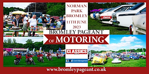 Bromley Pageant of Motoring - One Make Parking, Special Display, For Sale primary image