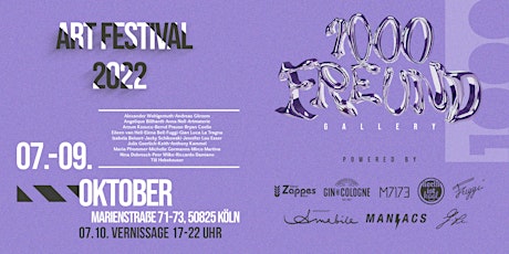 1000freund Gallery • Art Festival Köln • Oktober 22'