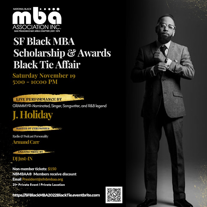 SF Black MBA Annual Scholarship & Awards Black Tie Affair image
