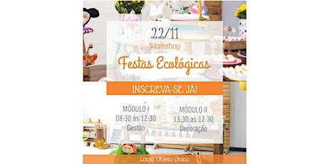 Imagem principal do evento CURSO DE FESTAS ECOLÓGICAS em Salvador